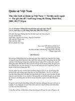 Kissinger những biên bản hội đàm tuyệt mật chưa công bố