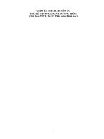 GIÁO án THEO CHUYÊN đề PHƯƠNG TRÌNH ĐƯỜNG TRÒN 