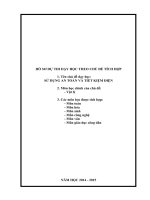 giáo án tích hợp liên môn vật lý 9 bài 19  sử DỤNG AN TOÀN và TIẾT KIỆM điện 