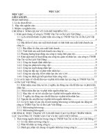 Báo cáo kiến tập quản trị nhân lực: Đào tạo và phát triển nhân lực tại công ty TNHH vận tải và du lịch việt dũng