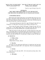 KẾ HOẠCH THỰC HIỆN CHIẾN DỊCH TIÊM VẮC XIN THƯƠNG HÀN CHO TRẺ SINH NĂM 2009 ĐẾN 2011 XÃ THẠNH LỢI