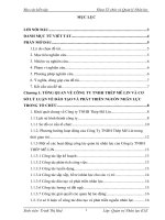 Báo cáo kiến tập quản trị nhân lực: Thực trạng công tác đào tạo và phát triển  nhân lực tại công ty TNHH thép mê LIN