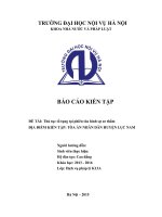 Báo cáo kiến tập dịch vụ pháp lý: Thủ tục tố tụng tại phiên tòa hình sự sơ thẩm
