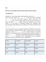 Exercise 1 Writing Skills