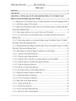 Báo cáo kiến tập quản trị nhân lực: THỰC TRẠNG ỨNG DỤNG CÔNG tác TUYỂN DỤNG NHÂN lực tại CHI NHÁNH CÔNG TY cổ PHẦN tập đoàn VINACONTROL QUẢNG NINH