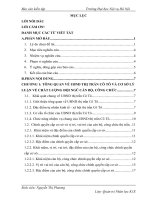 Báo cáo kiến tập quản trị nhân lực: Thực trạng chất lượng đội ngũ cán bộ, công chức tại UBND thị trấn cô tô, huyện cô tô, tỉnh quảng ninh