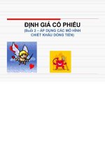 Bài giảng định giá cổ phiếu