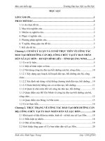 Báo cáo kiến tập quản trị nhân lực: Hoàn thiện công tác đào tạo, bồi dưỡng cán bộ, công chức tại ủy ban nhân dân xã lục hồn – huyện bình liêu – tỉnh quảng ninh