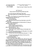 KẾ HOẠCH Công tác Dân số kế hoạch hóa gia đình năm 2016