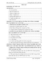 Báo cáo kiến tập quản trị nhân lực: Thực trạng và giải pháp nâng cao hiệu quả công tác tạo động lực làm việc cho cán bộ, công chức tại UBND huyện lạc thủy