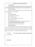 skkn một số biện pháp chỉ đạo giáo viên thực hiện tốt chuyên đề nâng cao chất lượng giáo dục phát triển vận động cho trẻ trong trường mầm non 