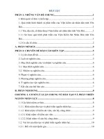 Báo cáo kiến tập quản trị nhân lực: Công tác đào tạo và phát triển nguồn nhân lực kiểm sát viên tại viện kiểm sát nhân dân tỉnh yên bái