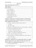 Báo cáo kiến tập quản trị nhân lực: Thực trạng và giải pháp về việc nâng cao chất lượng đội ngũ cán bộ, công chức của UBND huyện thạch an  tỉnh cao bằng