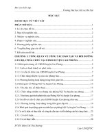 Báo cáo kiến tập quản trị nhân lực: Công tác đào tạo bồi dưỡng cán bộ, công chức tại UBND huyện cao phong