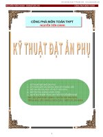 toanmath com   kĩ thuật đặt ẩn phụ giải phương trình và bất phương trình chứa căn   nguyễn tiến chinh