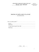 PHƯƠNG ÁN CHỮA CHÁY CỦA CƠ SỞ