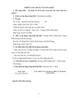 skkn sử dụng sơ đồ tư duy trong dạy học môn sinh học THCS