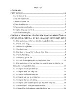 Báo cáo kiến tập quản trị nhân lực: Công tác đào tạo, bồi dưỡng cán bộ, công chức ở uỷ ban nhân dân huyện điện biên