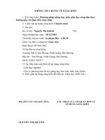 skkn phương pháp giảng dạy môn giáo dục công dân theo hướng gắn với thực tiễn cuộc sống