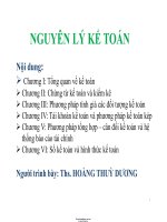 Giáo trình Nguyên lý kế toán căn bản