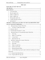 Báo cáo kiến tập quản trị nhân lực: Công tác đào tạo, bồi dưỡng CBCC cấp xã tại huyện chiêm hóa, tỉnh tuyên quang