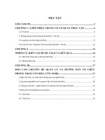 Báo cáo kiến tập quản lý văn hóa tại Trung tâm văn hóa quận ba đình