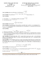 de thi thu thpt quoc gia mon toan thpt luong the vinh lan 2 nam 2016