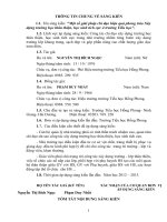 skkn một số giải pháp chỉ đạo hiệu quả phong trào xây dựng trường học thân thiện, học sinh tích cực ở trường tiểu học 