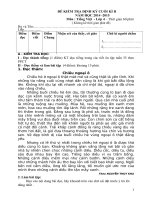 De KT mon TV cuoi ky II  lop 4