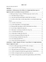 Báo cáo kiến tập quản trị nhân lực: THỰC TRẠNG về PTCV tại CÔNG TY TNHH THƯƠNG mại và DỊCH vụ SEN