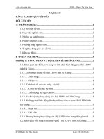 Báo cáo kiến tập quản trị nhân lực: Thực trạng công tác đào tạo, bồi dưỡng cán bộ, công chức tại hội LHPN tỉnh hà giang