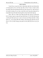 Báo cáo kiến tập quản trị nhân lực: Công tác đào tạo,nguồn nhân lực cho bộ máy quản lý nhà nước huyện bình xuyên, tỉnh vĩnh phúc