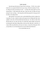 Báo cáo kiến tập quản trị nhân lực: thực trạng công tác tuyển dụng nguồn nhân lực tại công ty than na dương  VVMI