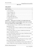 Báo cáo kiến tập quản trị nhân lực: Nâng cao hiệu quả công tác đào tạo và phát triển nguồn nhân lực của ngành hàng không việt nam tại công ty cổ phần đào tạo huấn luyện nghiệp vụ hàng không việt nam