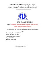 Báo cáo kiến tập quản trị nhân lực: Hoàn thiện công tác tuyển dụng nhân sự tại trung tâm điều dưỡng   phục hồi chức năng sầm sơn