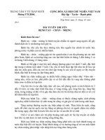 BÀI TUYÊN TRUYỀN BỆNH TAY CHÂN MIỆNG