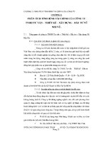 Khóa luận Phân tích tình hình tài chính của công ty TNHH tư vấn thiết kế đầu tư xây dựng thương mại Vũ Nhi Vũ