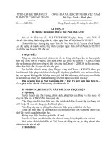 KẾ HOẠCH Tổ chức kỷ niệm ngày Dân số Việt Nam