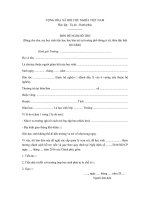 Đơn đề nghị hỗ trợ học sinh tiểu học bán trú đặc biệt khó khăn Mẫu đơn đề nghị hỗ trợ học sinh dùng cho cha, mẹ học sinh