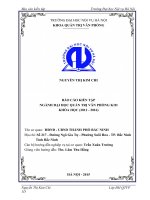 Báo cáo kiến tập quản trị văn phòng tại HĐND, UBND THÀNH PHỐ bắc NINH