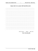 Công tác tổ chức hạch toán tiêu thụ và kết quả tiêu thụ tại công ty cổ phần tư vấn thương mại –dịch vụ TDT