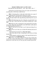 NỘI QUY PHÒNG CHÁY VÀ CHỮA CHÁY  CƠ QUAN