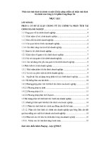 Khóa luận Phân tích tình hình tài chính và một số biện pháp nhằm cải thiện tình hình tài chính của công ty cổ phần cảng Đoạn Xá