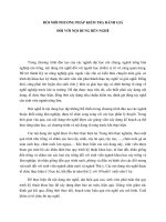 ĐỔI mới PHƯƠNG PHÁP KIỂM TRA ĐÁNH GIÁ đối với nội DUNG rèn NGHỀ 