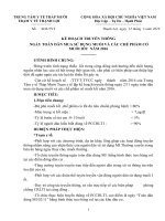 KẾ HOẠCH TRUYỀN THÔNG  NGÀY TOÀN DÂN MUA SỬ DỤNG MUỐI