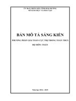 skkn phương pháp giải toán cực tri trong toán THCS