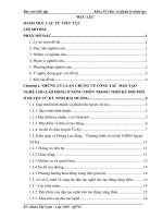 Báo cáo kiến tập quản trị nhân lực: Đào tạo nghề cho lao động nông thôn ở huyện tứ kỳ   hải dương giai đoạn mới