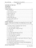 Báo cáo kiến tập quản trị nhân lực: công tác tuyển dụng nguồn nhân lực tại công ty cổ phần đầu tư PLA việt nam