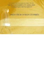 Bài giảng Phân tích cơ bản cổ phiếu