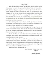 Báo cáo kiến tập hành chính học: Cải cách thủ tục hành chính tại UBND phường minh khai